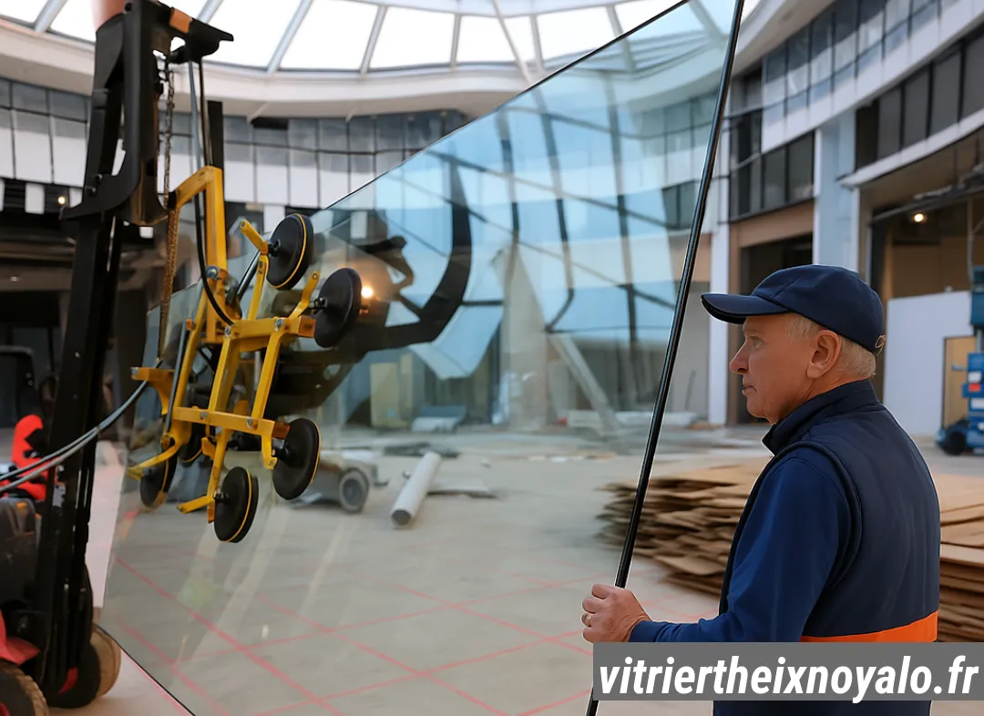 Remplacement de vitrine magasin Theix-Noyalo
